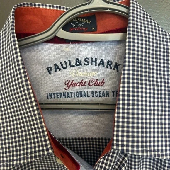 Paul and Shark new dress  shirt never worn size 46 - Picture 9 of 11